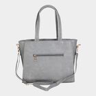 Women's Polyurethane Satchel, Quilted, Medium Size, , small image number null