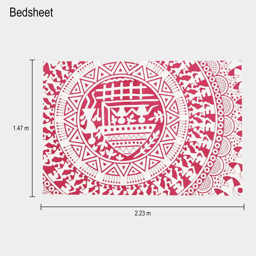 White Polycotton Single Bedsheet, , large image number null