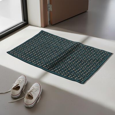 Anti-Skid Blue Polypropylene Door Mat