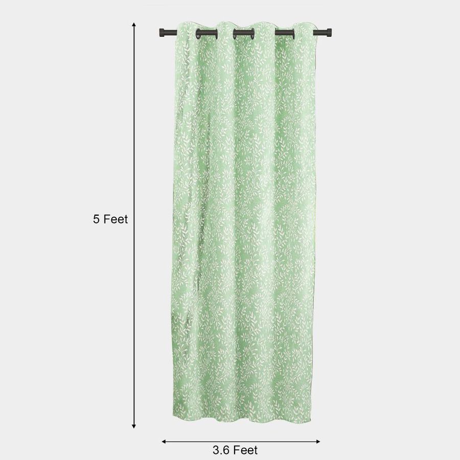 5ft. Dark Green Window Curtain, , large image number null