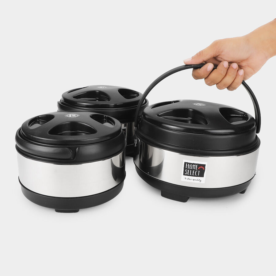 Steel Casserole Set of 3, , large