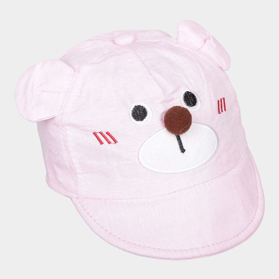 Kids' Light Pink Nylon Cap, , large image number null