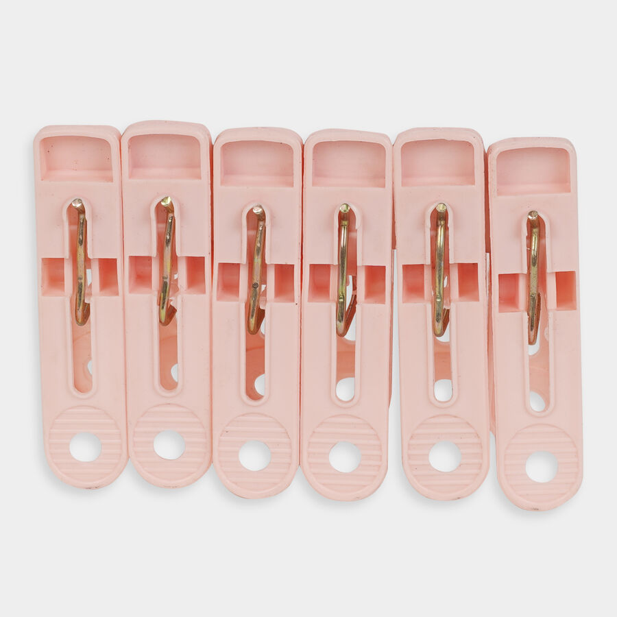 Plastic Cloth Clips-Set of 12 (Color/Design May Vary), , large image number null