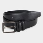 Men's Black PU Belt, , small
