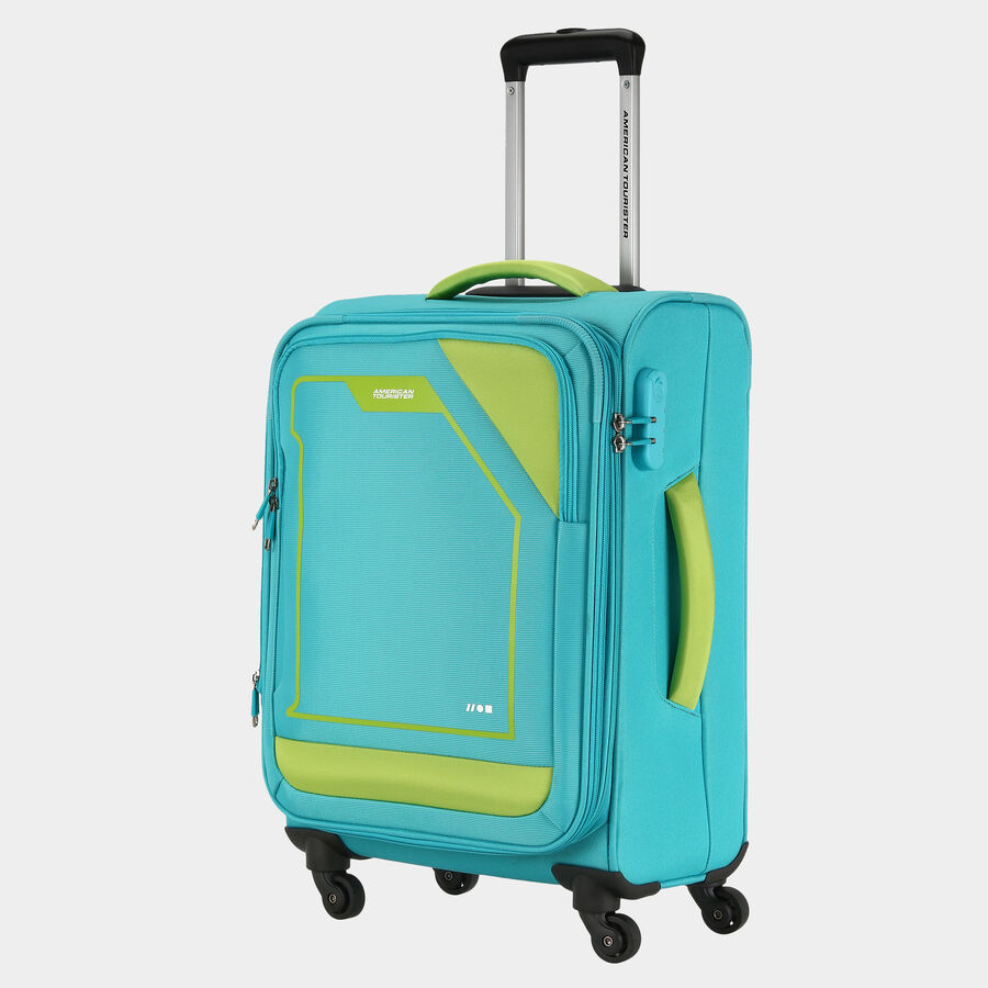 4-Wheel Polyester Soft Case Trolley, Small, , large image number null