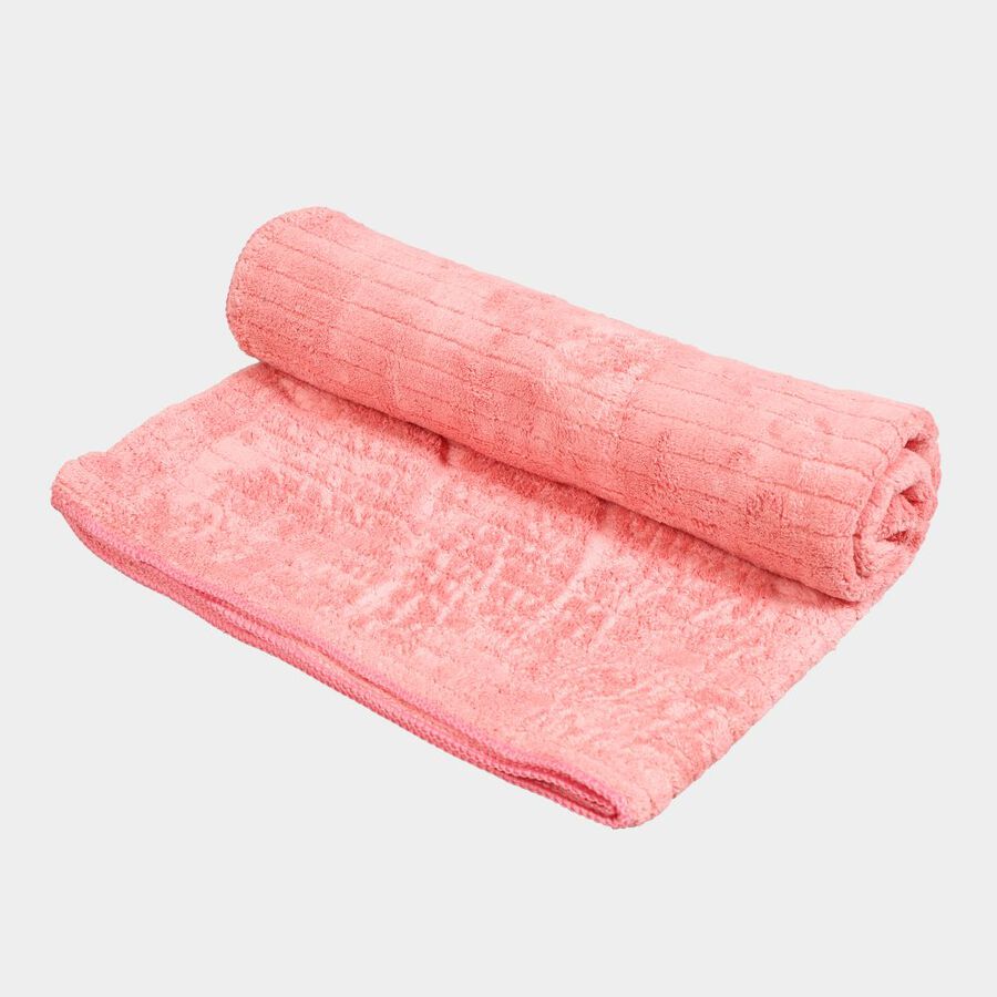 280 GSM Pink Microfiber Bath Towel, , large image number null