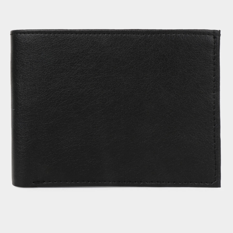 Men PU Black Wallet, , large image number null