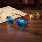 Men's Blue Sunglasses, , small