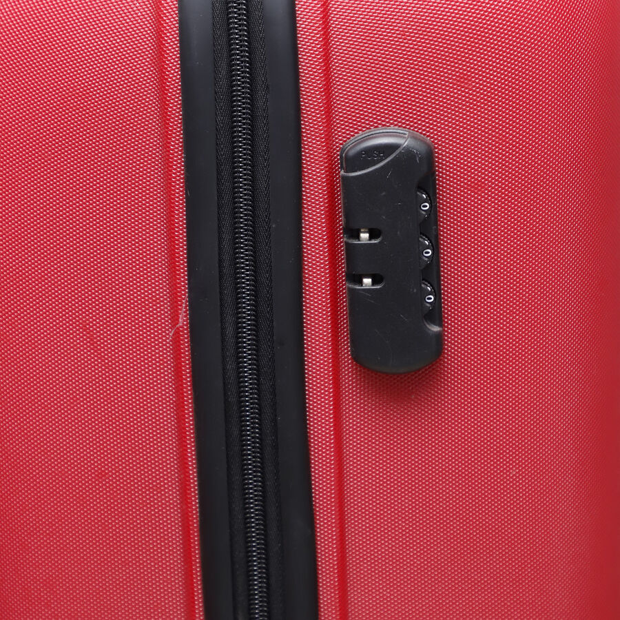 4-Wheel Red Polypropylene Hard Case Trolley, Medium, , large image number null