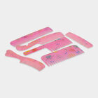 Plastic Hair Comb Set of 6, , small