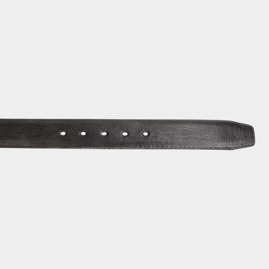 Men's Black Polyurethane Formal Belt, , large image number null