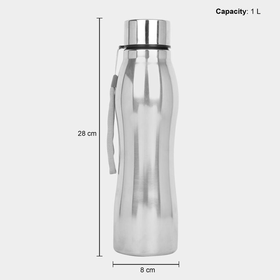 Stainless Steel Water Bottle, 1 L, , large image number null