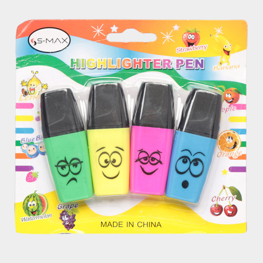 Highlighter Pack of 4, , large image number null