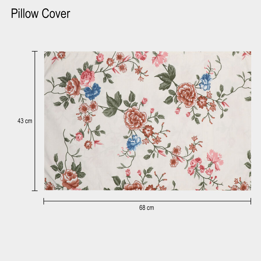120 GSM White Polyester Double Bedsheet, , large image number null