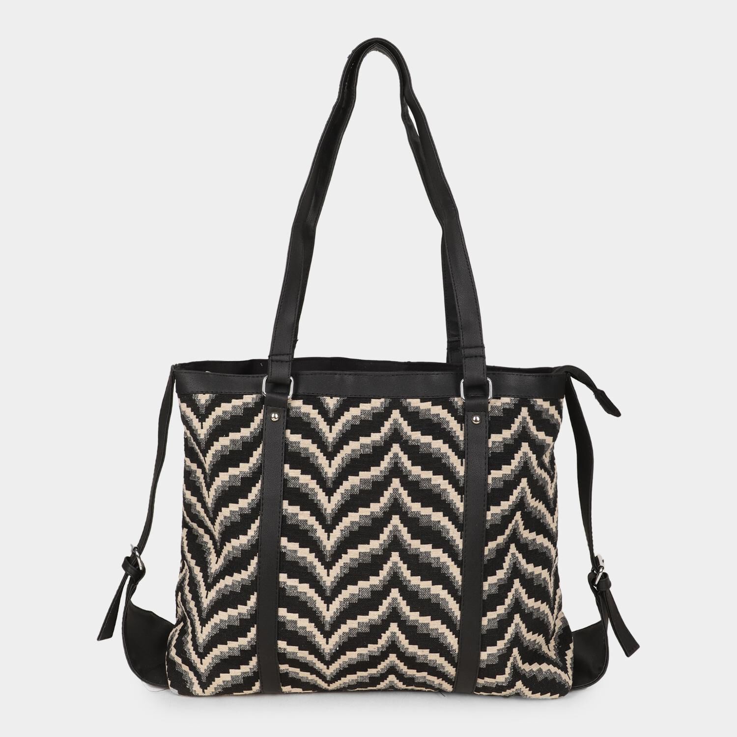 Lucky Charm                         Women's Black Fabric Tote Bag