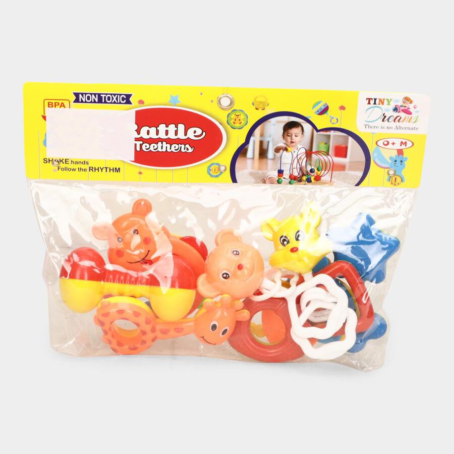 Baby Rattles, Set of 8(Colour/Design May Vary), , large image number null