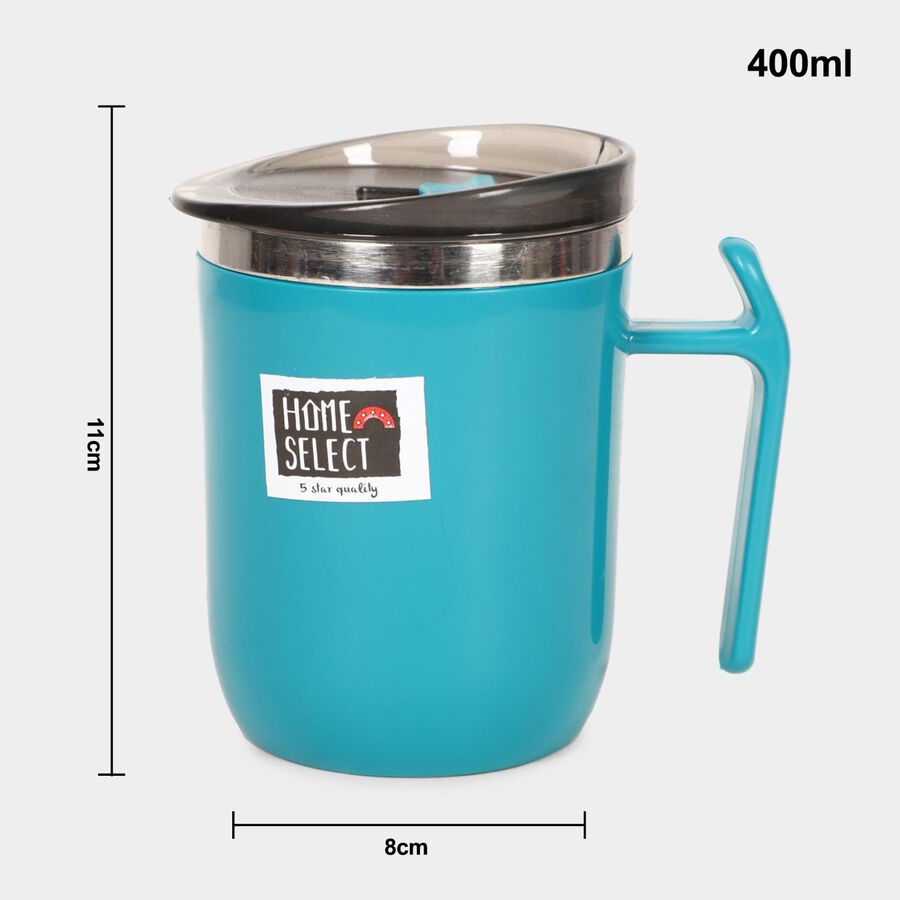 400ml Steel Mug, , large