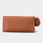 Women's Tan Polyurethane Hand Pouch, , small image number null