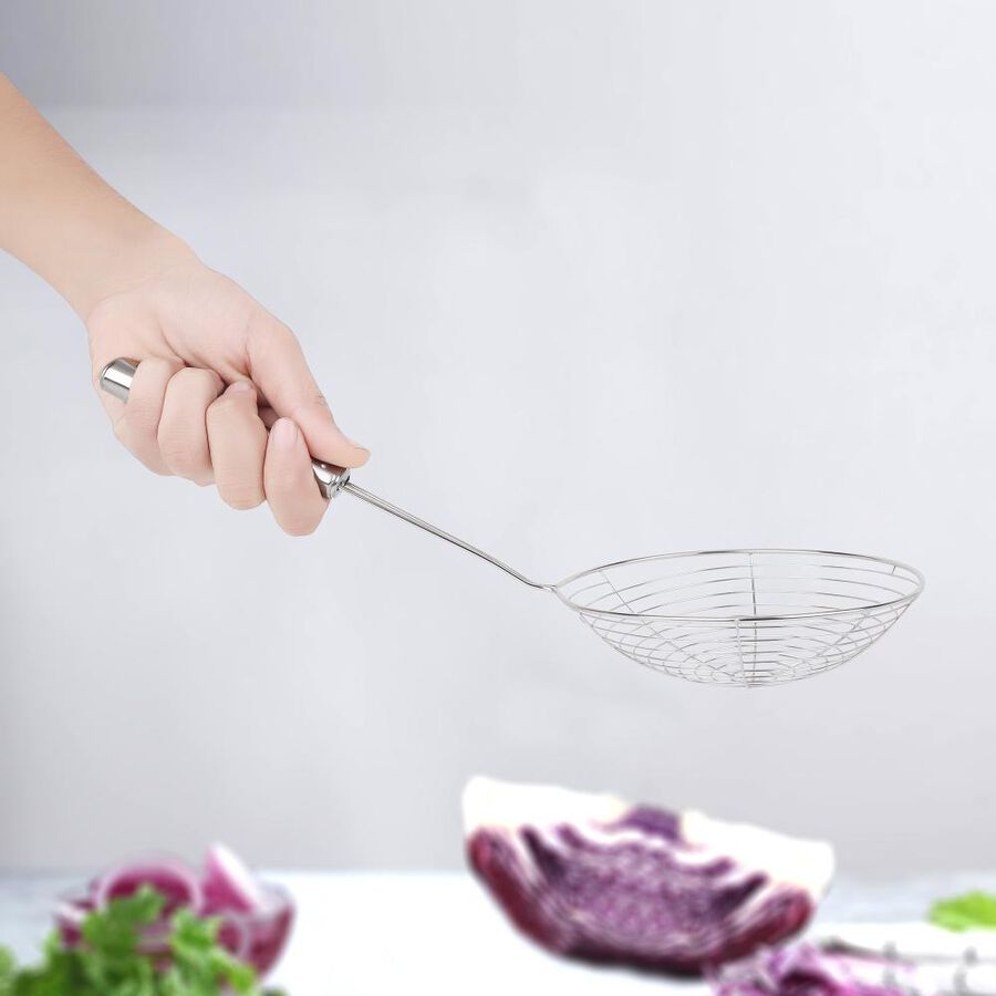 Stainless Steel Deep Fry Strainer/Zara, , large image number null