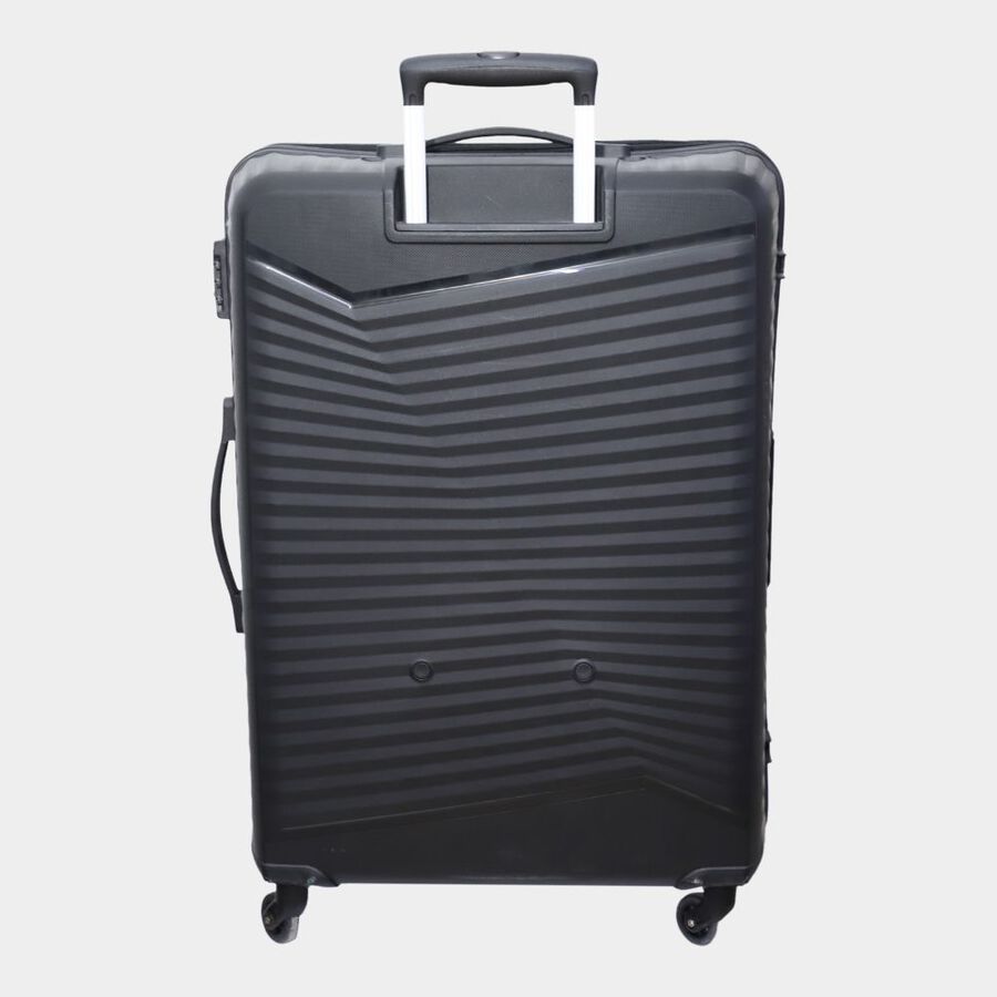 4-Wheel Black PVC Matee Hard Case Trolley, Small + Medium + Large, , large image number null