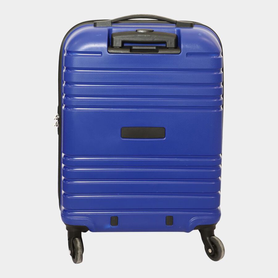 4-Wheel Blue PVC Matee Hard Case Trolley, Small, , large image number null