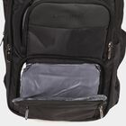 Black Polyester Backpack with Laptop Compartment and USB Port, , small image number null