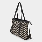 Women's Black Fabric Tote Bag, , small image number null