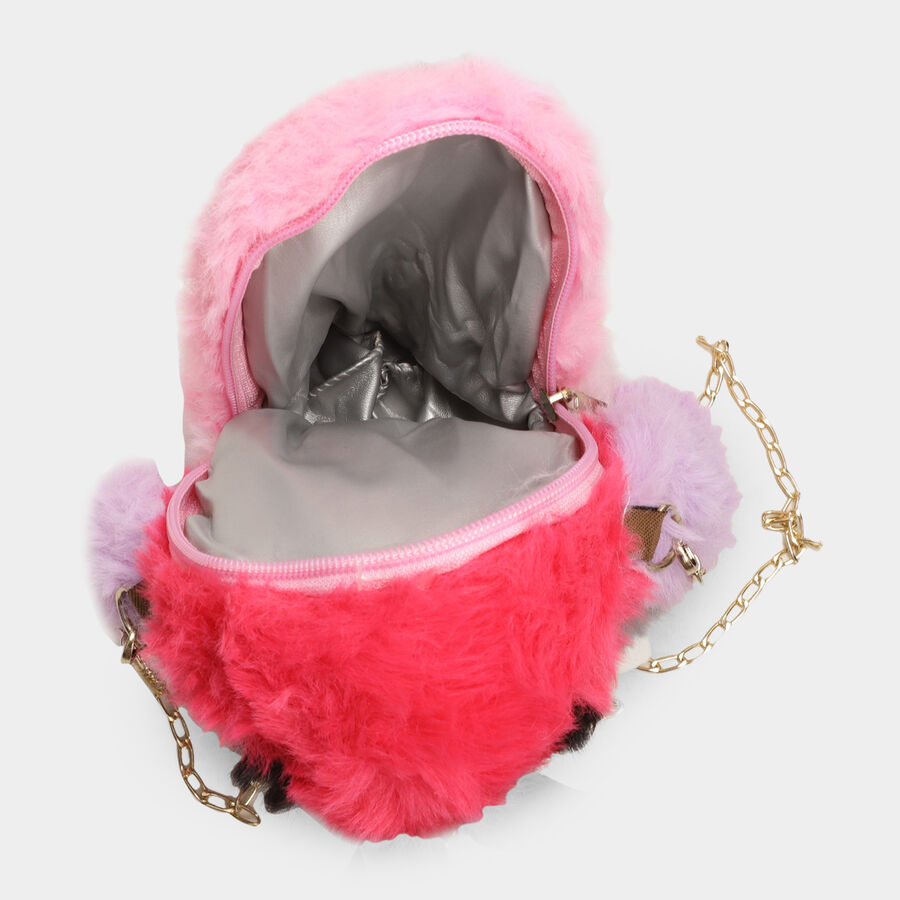 Multicolour Kid's Fur Bag, , large image number null