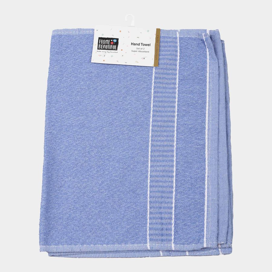200 GSM Blue Cotton Hand Towel, , large image number null