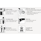 5 L Steel Pressure Cooker, , small image number null