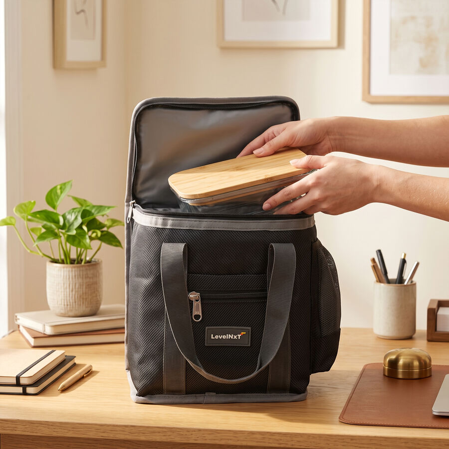 GreyLunch Bag, , large