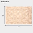 Brown Cotton Blend Double Bedsheet with Pillow Cover, , small