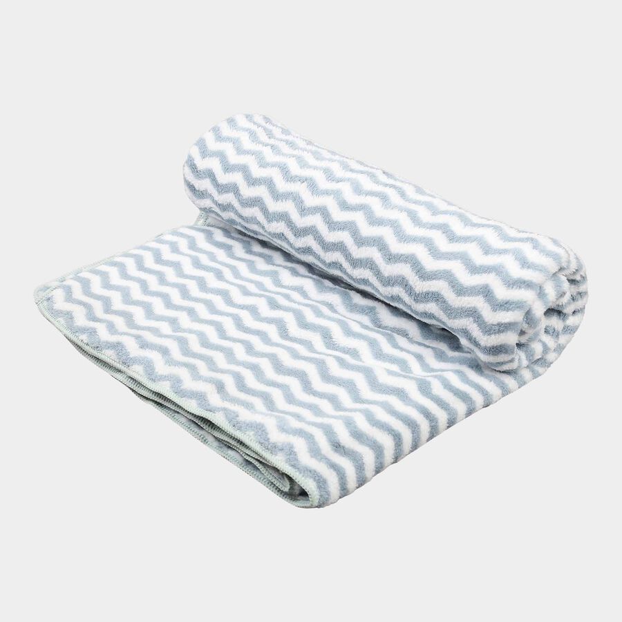 270 GSM Multicolor Microfiber Bath Towel, , large