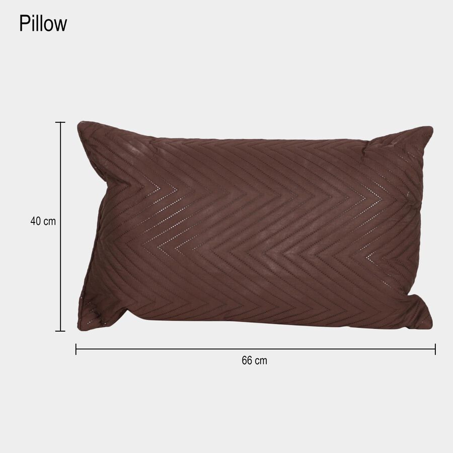 Brown Microfiber Pillow, , large image number null
