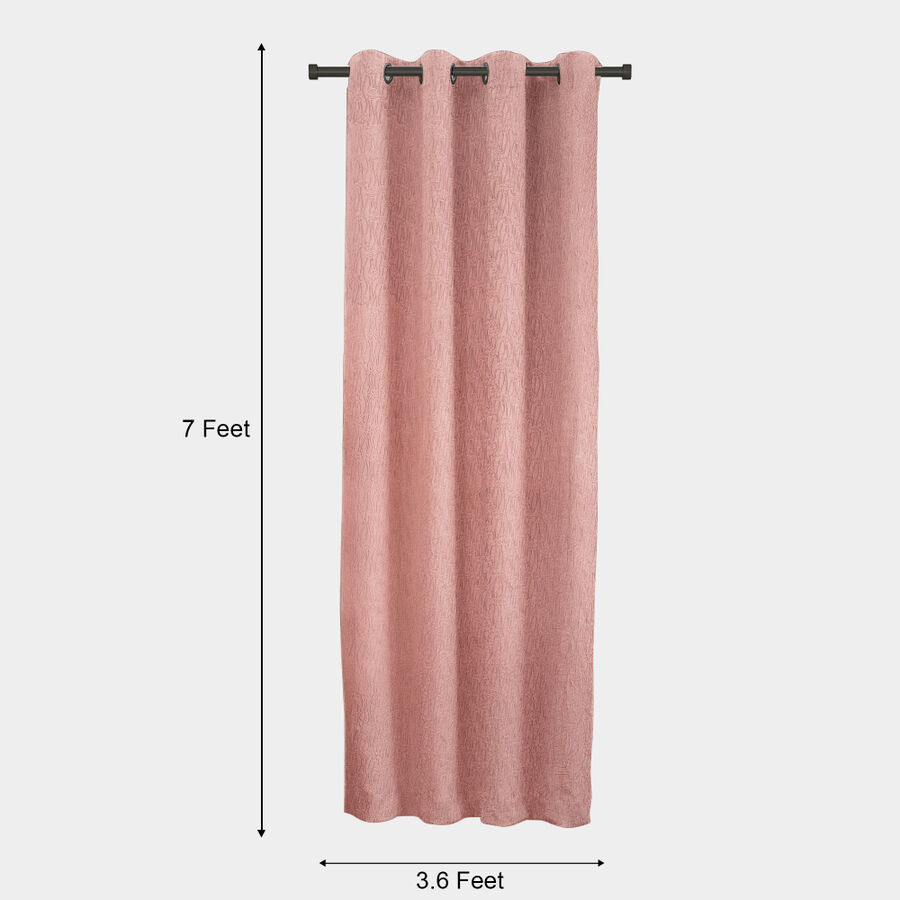 7 ft. Pink Polyester Curtain, , large image number null