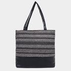 Women's Black Canvas Tote Bag, , small image number null