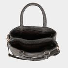 Grey Polyurethane Baguette Bag, , small image number null