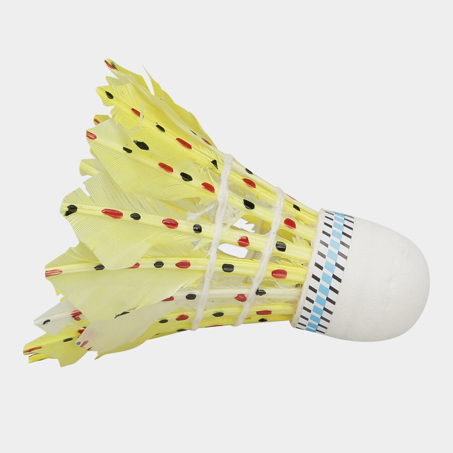 Feather Colour Dot Shuttlecock 4 Pcs., , large image number null