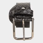 Men's Black Polyurethane Casual Belt, , small image number null