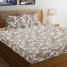 120 GSM Grey Microfiber Double Bedsheet, , small image number null