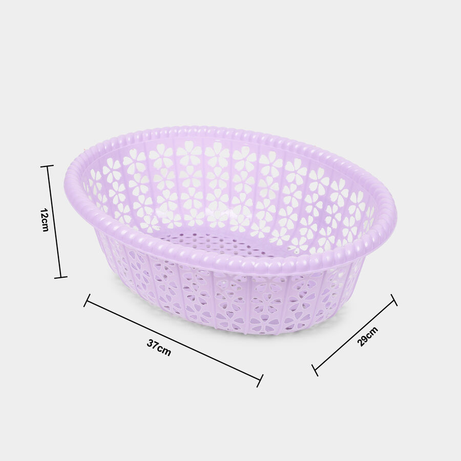 Purple Pastic Basket, , large image number null