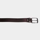 Men's Brown Leather Casual Belt, , small image number null