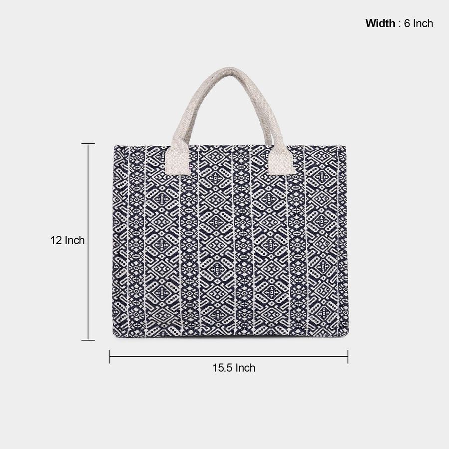 Black Fabric-Polyester Bag, , large