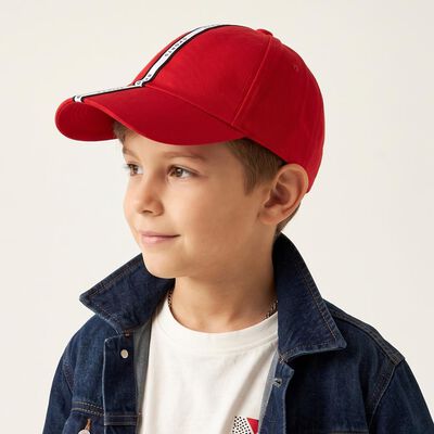 Kid's Red Fabric Cap