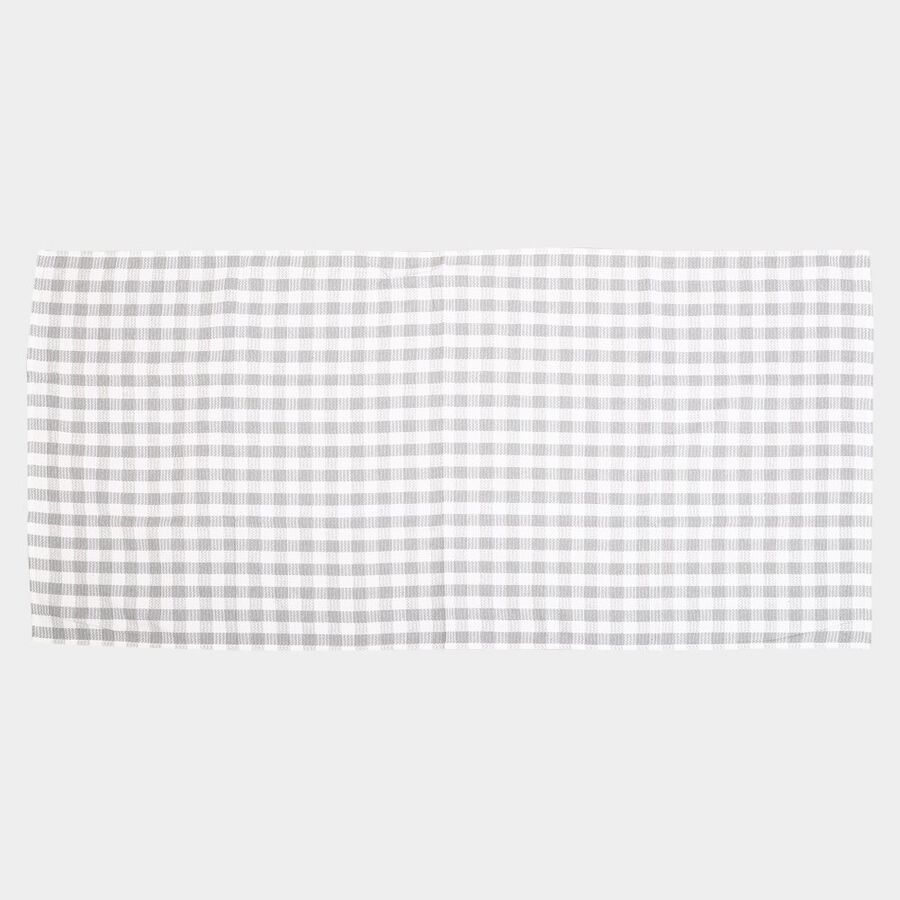 220 GSM Grey Cotton Blend Bath Towel, , large