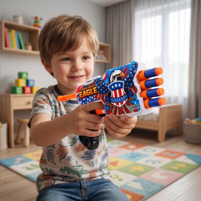 Kid's Sky Foam Dart Blaster Toy