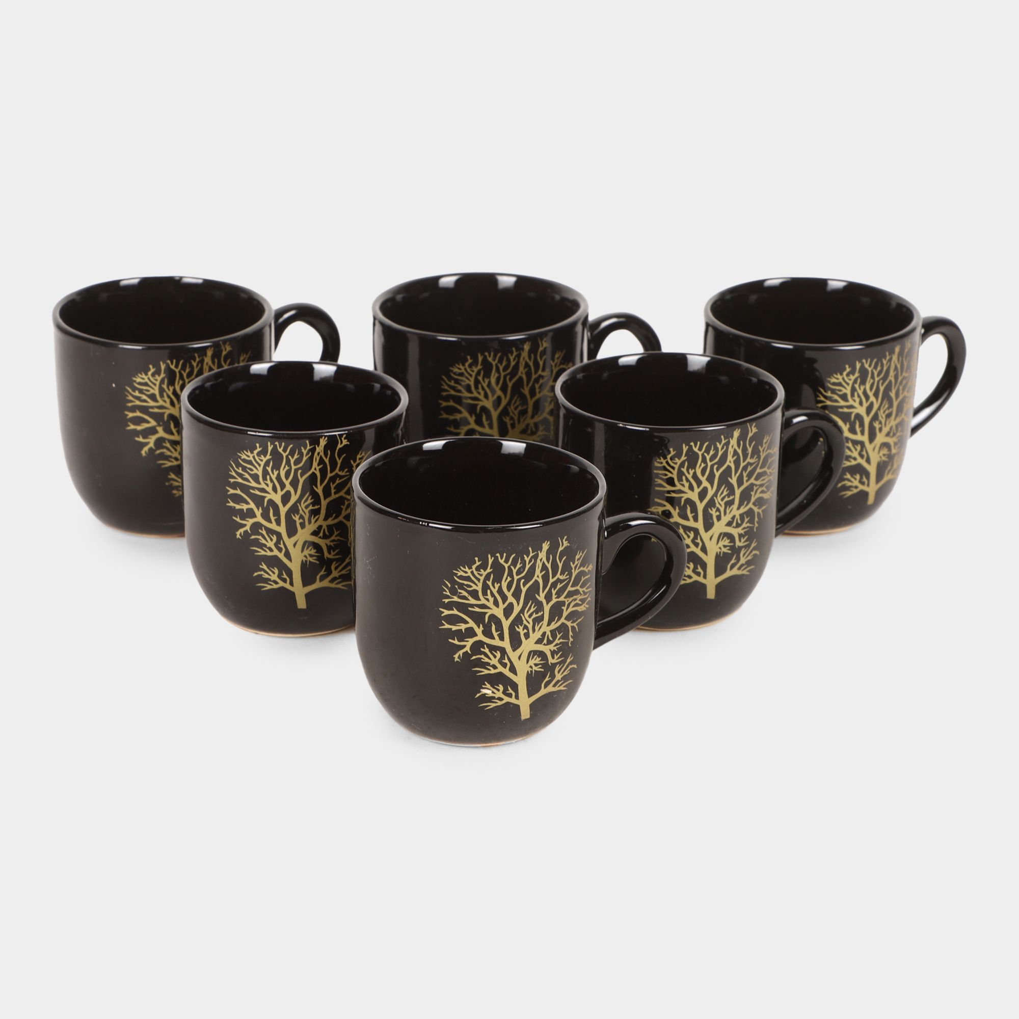 Home Finery                         120 ml Stoneware Cup, Set of 6