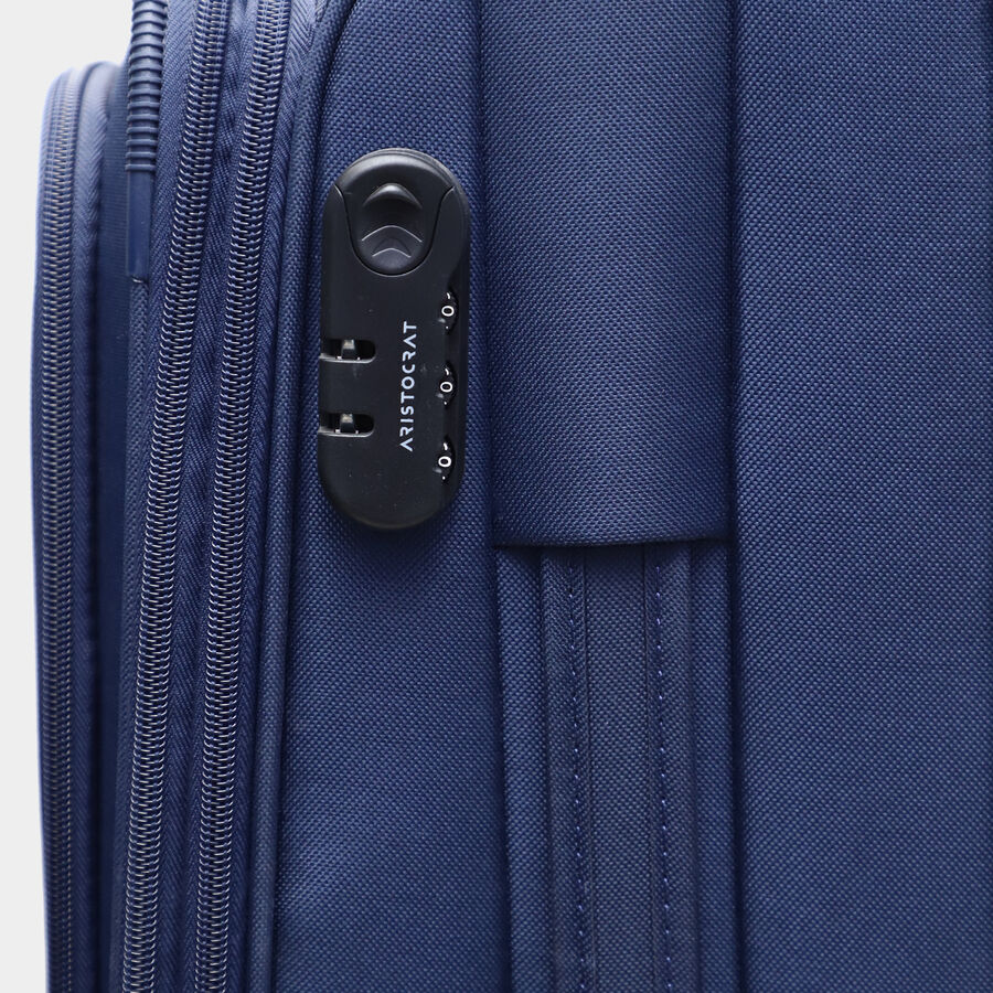 4-Wheel Polyester Soft Case Trolley, Small, , large image number null