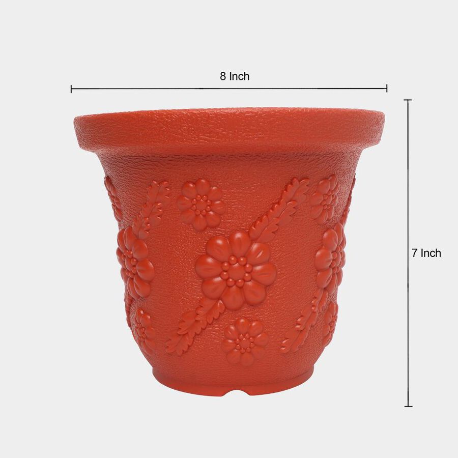 Brown Plastic Planter, , large image number null
