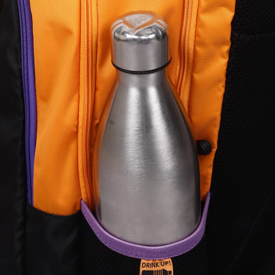 Orange Polyester Backpack, 35 L (Approx), , large image number null